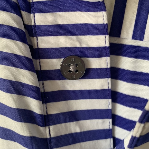FootJoy Purple Stripe Golf Polo Size L - Picture 9 of 14